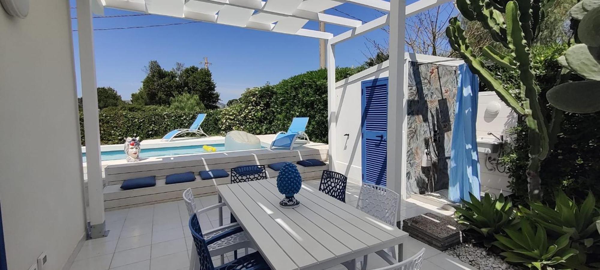 Pool Seaside Relais - Ville Ninfea, Marea, Rosa E Cassiopea Fontane Bianche Exterior foto