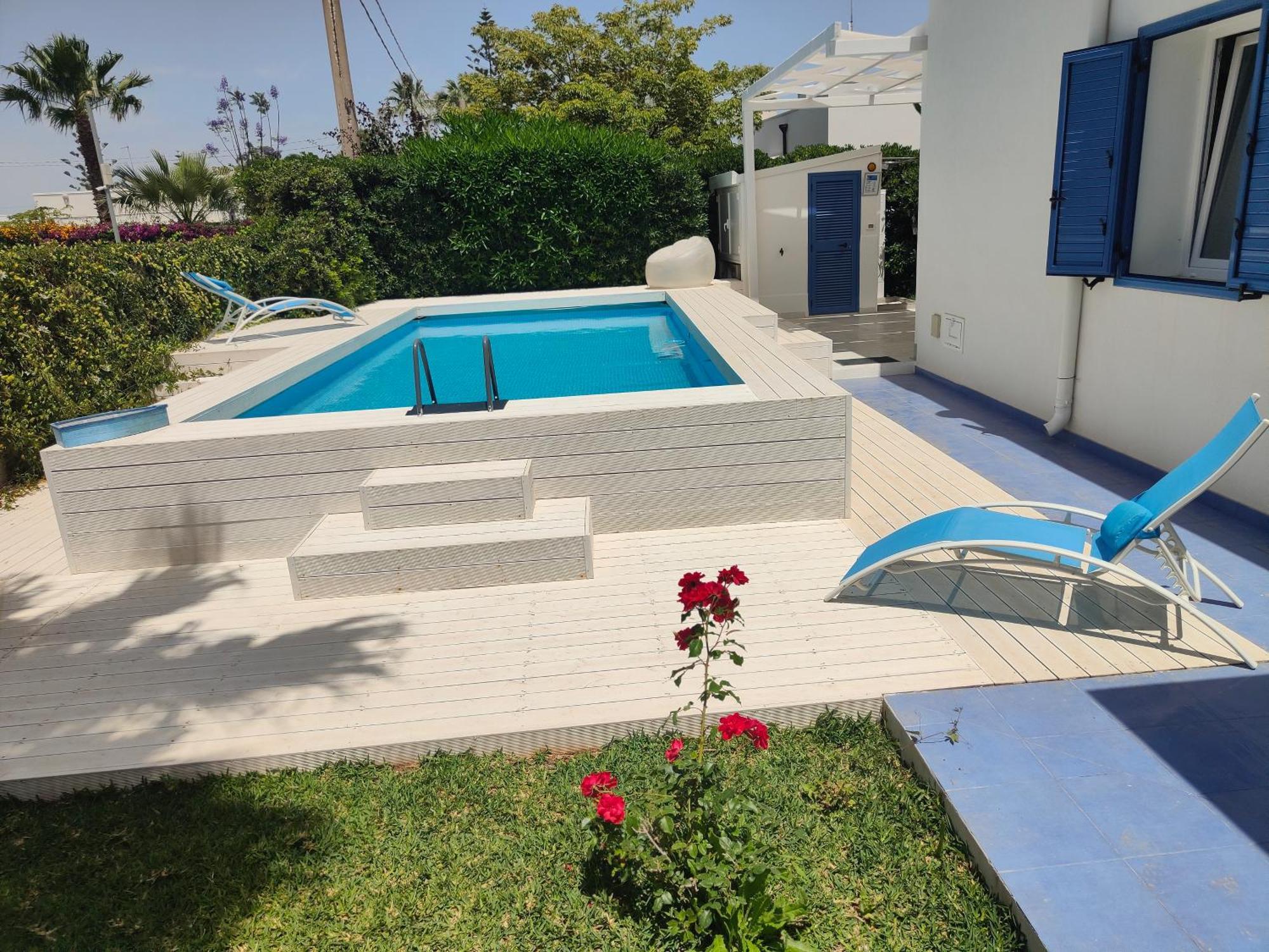 Pool Seaside Relais - Ville Ninfea, Marea, Rosa E Cassiopea Fontane Bianche Exterior foto